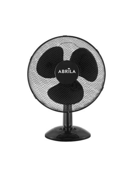 Ventilador Sobremesa Pizarro Grande Negro 3velocidades 40w Orientable Fijo Y Rotatorio 52x41x25cm