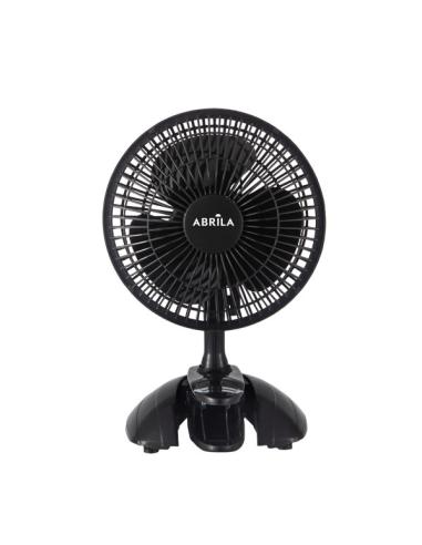Ventilador Sobrem.c/pinza Nervion Negro 2velocidades 20w 2en1 30x20x16cm
