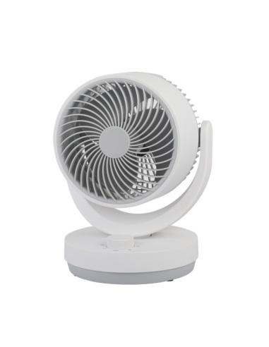 Ventilador Sobremesa Blanco/gris Lagos 3velocidades 35w 3aspas Orientable 29,8x22,6x20,6cm