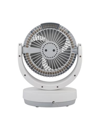 Ventilador Sobremesa Blanco/gris Lagos 3velocidades 35w 3aspas Orientable 29,8x22,6x20,6cm
