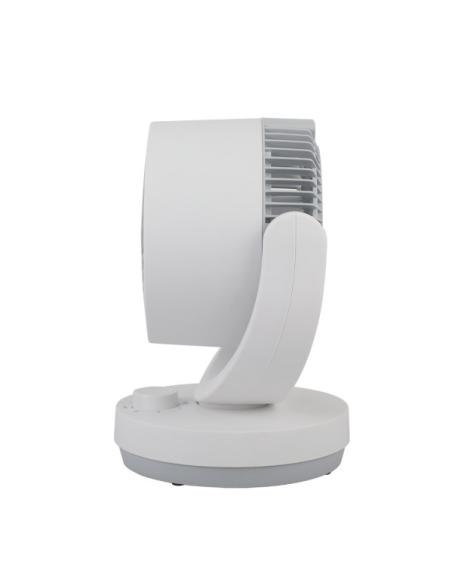 Ventilador Sobremesa Blanco/gris Lagos 3velocidades 35w 3aspas Orientable 29,8x22,6x20,6cm