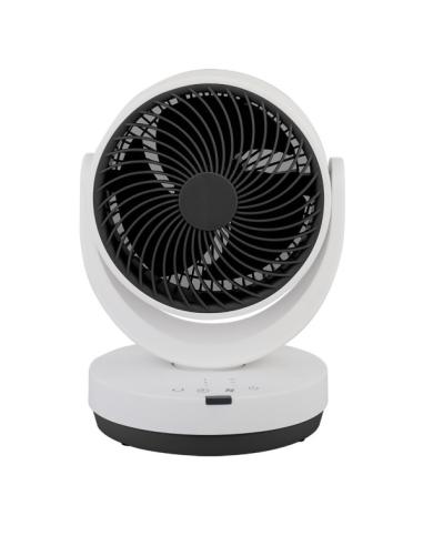 Ventilador Sobremesa Loira Blanco/negro 3velocidades 35w 3aspas C/remoto,temporiz.29,8x22,6x20,6cm