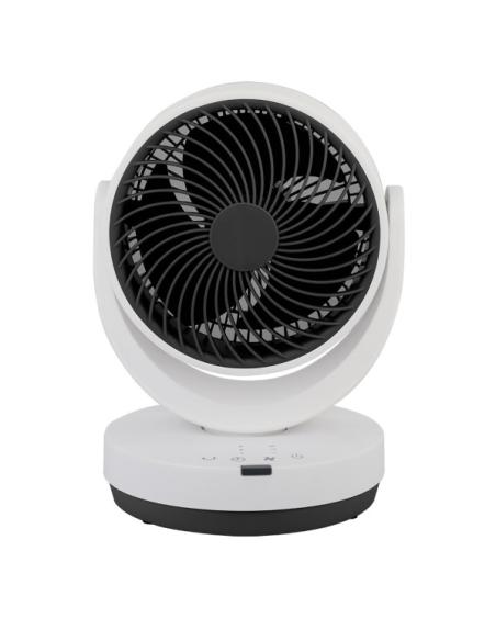Ventilador Sobremesa Loira Blanco/negro 3velocidades 35w 3aspas C/remoto,temporiz.29,8x22,6x20,6cm
