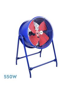 Ventilador Industrial Dana Azul/rojo 550w 1vel 4aspas C/soprte 103x58x32cm