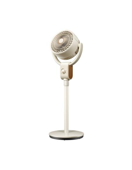 Ventilador De Pie Montenegro Beis/haya 40w 3velocidades 3aspas Fijo Y Rotat.91,5x32x30,5cm