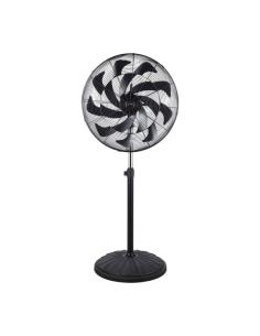 Ventilador Pie Indust.centurion Negro1velecidad 300w 16asp Fijo Y Rotat.oscilante Regx65x59cm