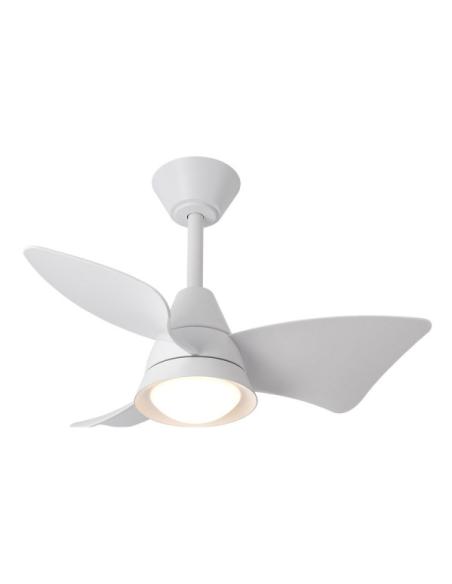 Ventilador Dc Jaguar 30w 3000lm Blanco 96d 3aspas 6vel 3000-4500-6500k Remoto+reg.intensidad+memoria+temporizador