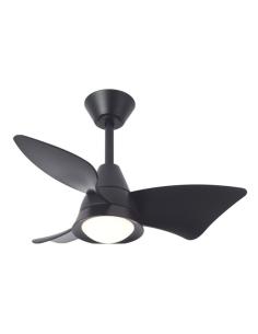 Ventilador Dc Jaguar 30w 3000lm Negro 96d 3aspas 6vel 3000-4500-6500k Remoto+reg.intensidad+memoria+temporizador 2