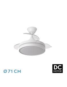 Ventilador Dc Esparta Peque 44w 5182lm Blanco 72d 3asp 3000-4000-6000k Remoto+temporizador+memoria