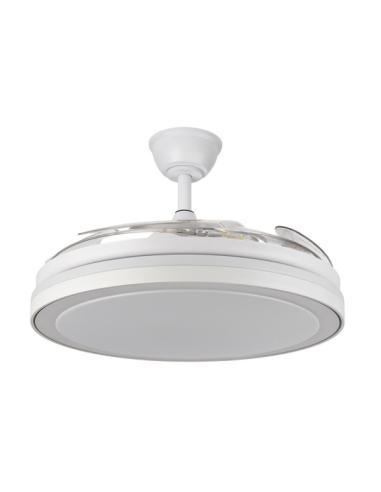 Ventilador Dc Esparta Maxi 80w 10255lm Blanco 132d 5asp 3000-4000-6000k Remoto+temporizador+memoria