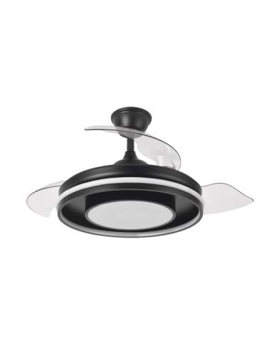 Ventilador Dc Pitufo 57w Nergro 3asp107d 3990lm Rgb +3000-4500-6500k Reg.intensidad+remoto+memo+temporiz