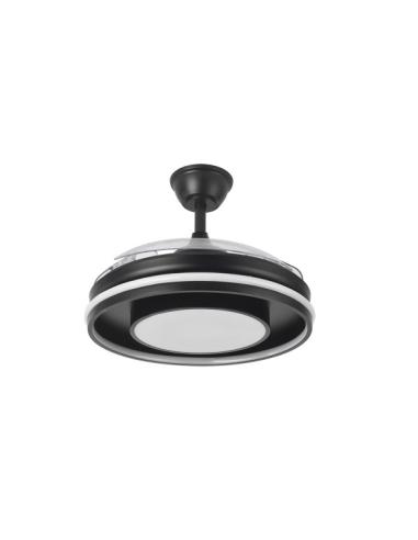 Ventilador Dc Pitufo 57w Nergro 3asp107d 3990lm Rgb +3000-4500-6500k Reg.intensidad+remoto+memo+temporiz