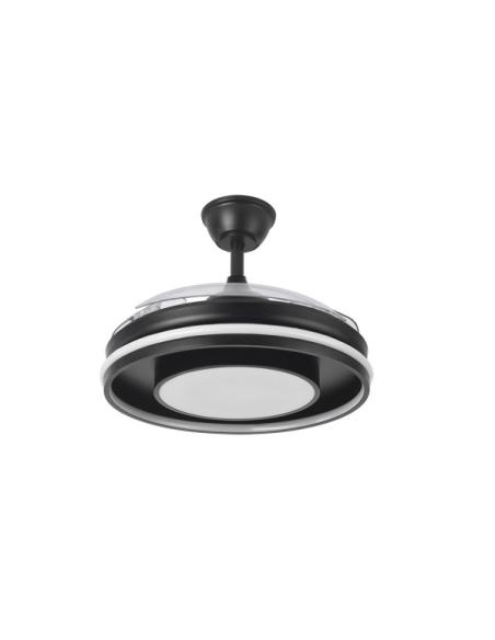 Ventilador Dc Pitufo 57w Nergro 3asp107d 3990lm Rgb +3000-4500-6500k Reg.intensidad+remoto+memo+temporiz