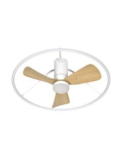 Ventilador Dc Oporto 56w Blan/haya 3asp.84d 5600lm 3000-4000-6500k 6vel Remot,tempo,3int.rg 2