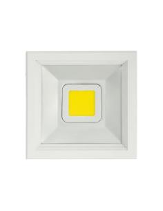 Downlight Cuad. Poseidon Led 20w 2000lm Blanco 19x19x8 6500k