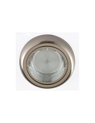 Downlight Sup. Redondo Niquel 2xe27 6,4x27x27 Cm