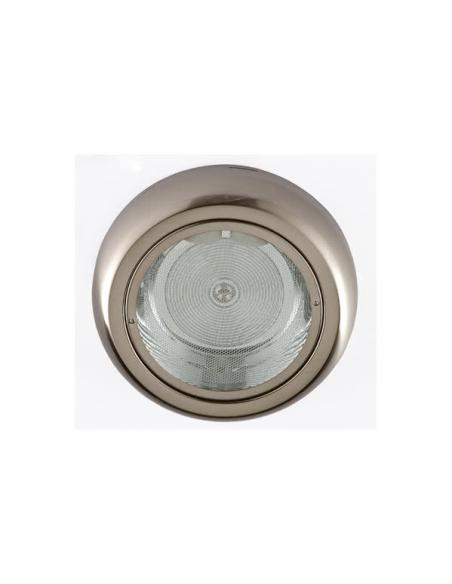 Downlight Sup. Redondo Niquel 2xe27 6,4x27x27 Cm