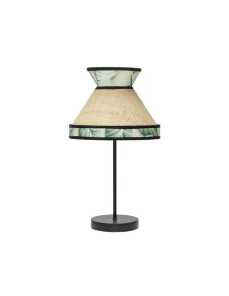 Sobremesa Peq. Constantinopla 1xe14 Beis/verde 45x20x20cm