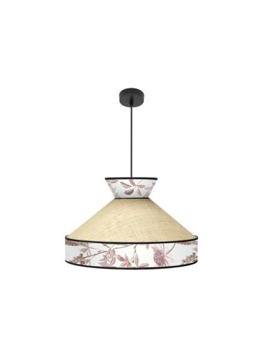 Colgante Constantinopla 1xe27 Beis/rojo Regx50x50cm