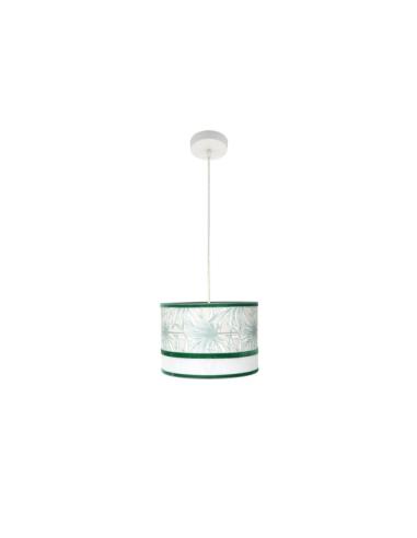 Colgante Caledonia 1xe27 Blanco/verde Regx30x30cm