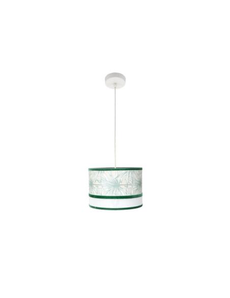 Colgante Caledonia 1xe27 Blanco/verde Regx30x30cm