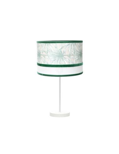 Sobremesa Grand. Caledonia 1xe27 Blanco/verde 61x30x30cm