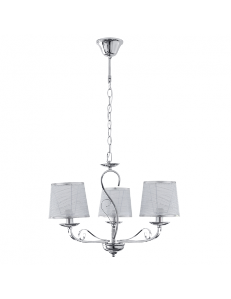 Lampara Sumba 3xe14 Cromo REGx49x49