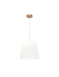 Colgante Maldivas 1xe27 Oro Rosa/blanco Reg.35d