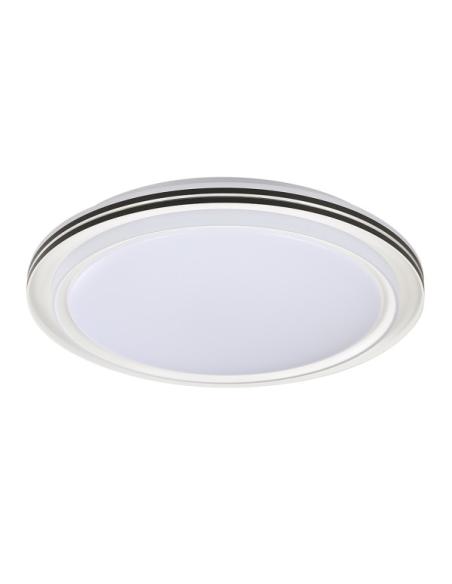Plafon Yunke 72w 3000-4000-6000k Blanco/Negro 40d Reg.int 6480lm C/remoto