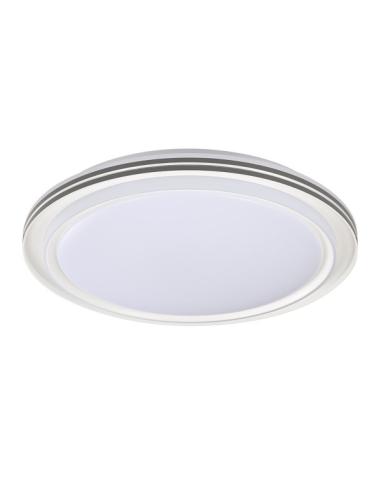 Plafon Yunke 72w 3000-4000-6000k Blanco/Gris 40d Reg.inte 6480lm C/remoto