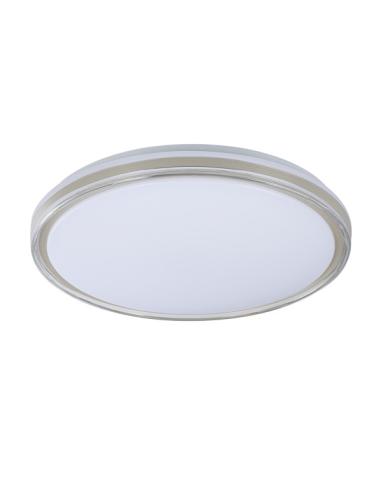 Plafon Nevado 72w 3000-4000-6000k Blanco/Champan 40d Regulable Intensidad 6480lm C/remoto