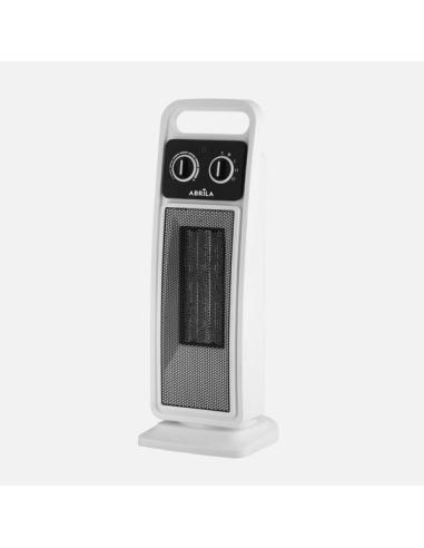 Termoventilador Ceramico Ptc Vertical Brasil 2000w Blanco 2pot. Oscilant.antivuelco.termost.50,7x19x18,3cm