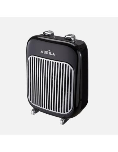 Termoventilador Elect. Espino 2000w Negro 2potencias,3funciones,Prot.seguridad,antivuelco,termost.28,7x22x14,4cm