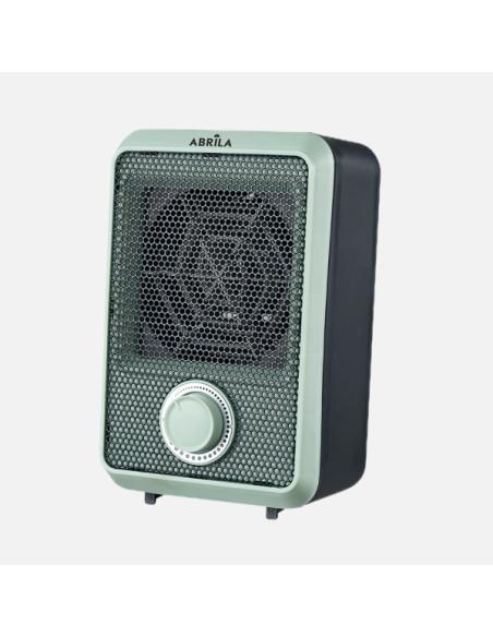 Termoventilador Elect.Carpe 600w Verde/negro Antivuelco,Prot.seguridad,termost.reg.18,7x11,7x10,3cm