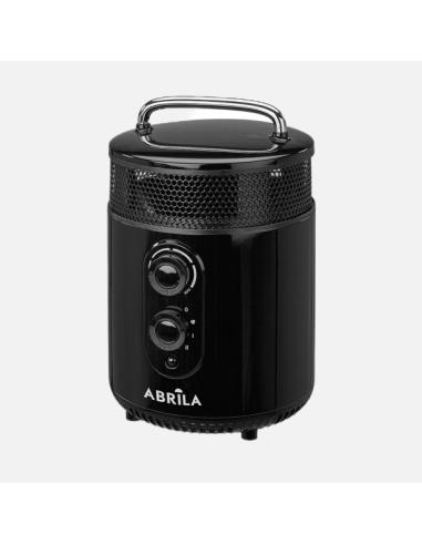Termovent.ceramico Ptc Isquia 1800w Negro 2pot.3funciones,antivuelco.termost.regulable.asa 28,5x18,5x18,5cm