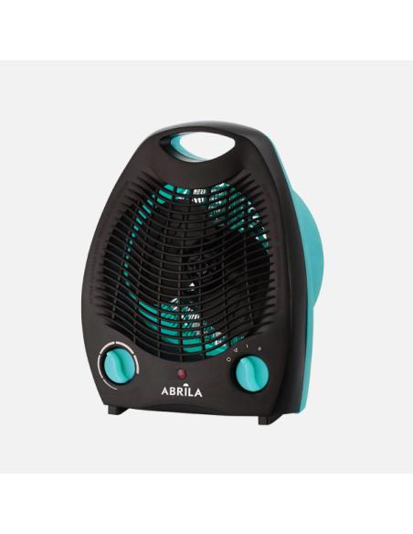 Termoventilador Elect.lubian 2000w Turquesa/negro 2potencias 3fun.sist.seguridad,Termostato Reg.26,5x21x13cm