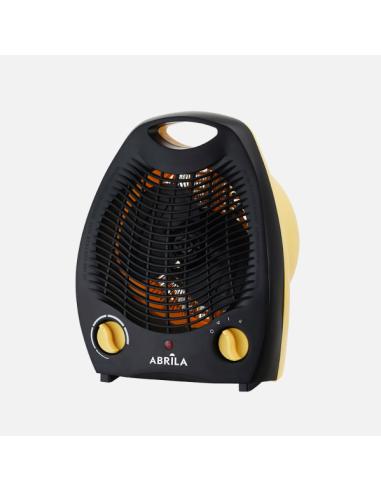 Termoventilador Elect.lubian 2000w Amarillo/negro 2potencias 3fun.sist.seguridad,Termostato Reg.26,5x21x13