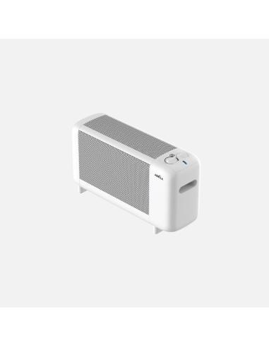 Radiador De Mica Pinsapo 1000w Blanco 2pot Antivuelco Luz Ind.protecc.seg.termost.reg.29x50x16cm