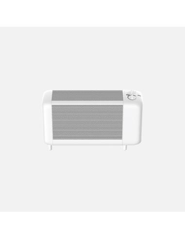 Radiador De Mica Pinsapo 1000w Blanco 2pot Antivuelco Luz Ind.protecc.seg.termost.reg.29x50x16cm