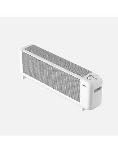 Radiador De Mica Pinsapo 2000w Blanco 2pot Antivuelco Luz Ind.protecc.seg.termost.reg.29x80x16cm
