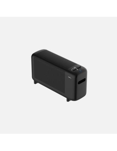 Radiador De Mica Pinsapo 1000w Negro 2pot Antivuelco Luz Ind.protecc.seg.termost.reg.29x50x16cm