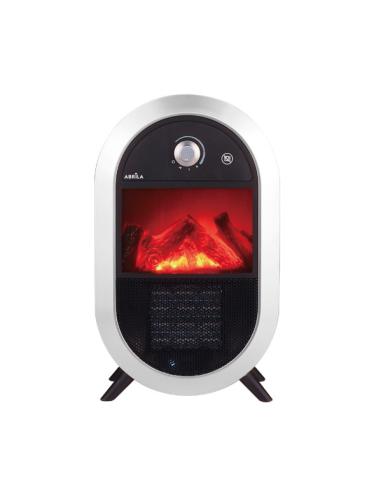 Termoventilador Ptc Ceramico Sauce 1800w Negro/plata 2pot 3fun. Protecc.seguridad 42x23,5x13cm