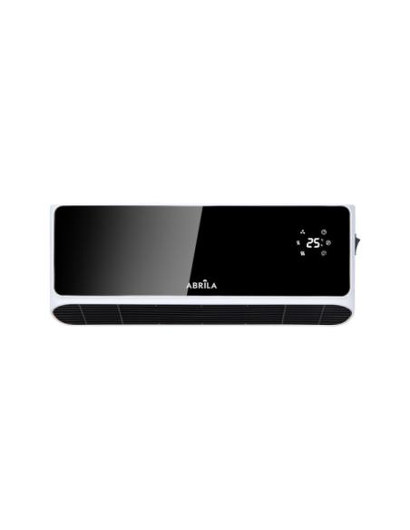 Split Ceramico Ptc Zarate 2000w Negro/blanco 2pot.3func.remoto,temporizador7dias,prot.seg.ventanas Abiertas 18x43x14cm