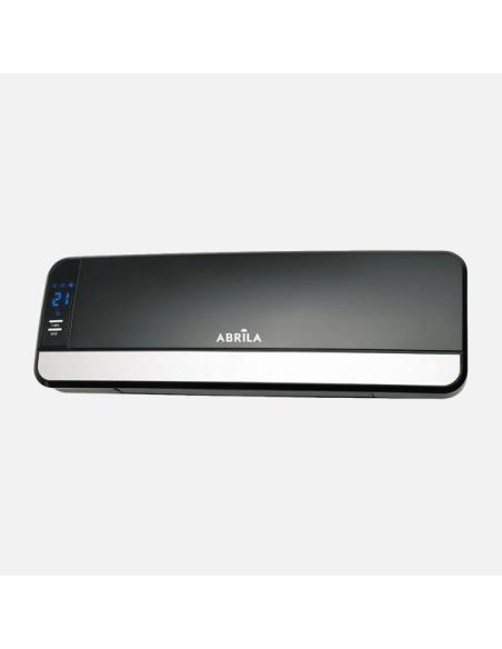 Split Ceramico Ptc Lentisco 2000w Neg/plata 2pot Oscilant.remoto,temp.termost.display 18x56x10cm