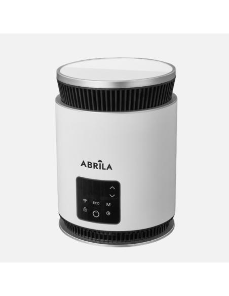 Termovent.ceramico Ptc Atica 1800w Blanco/negro 2pot.motor Dc,temp.regulable,temporiz.24h,25,2x18,5x18,5cm