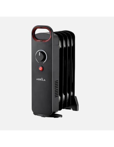 Radiador Aceite Lapacho 500w Negro Termost.reg 5 Elementos Proteccion Seg.asa 38x24x14cm