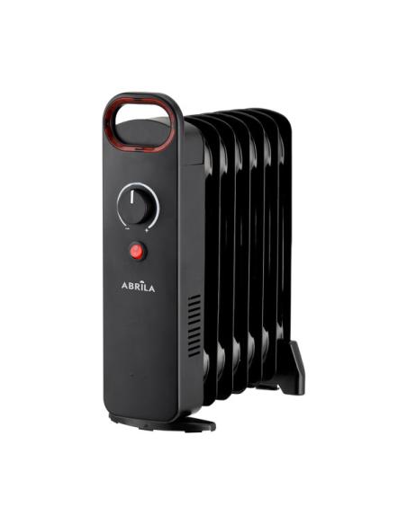 Radiador Aceite Lapacho 800w Negro Termost.reg 7 Elementos Proteccion Seg.asa 38x31,5x14cm