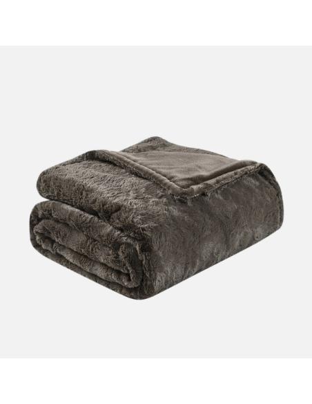 Manta Elect. Hervas Marron 160w 180x130cm 9niveles Autoapagado, Protec.seg.,lavable