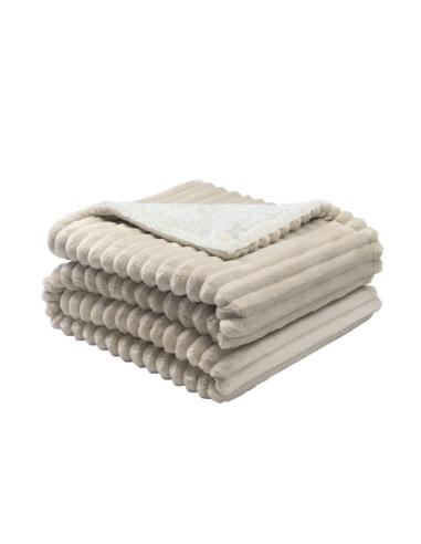Manta Elect. Jaraiz Beis/blanco160w 160x120cm 9niveles Autoapagado, Protec.seg.,lavable