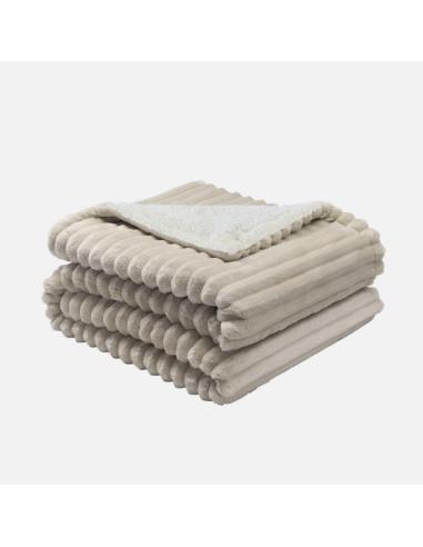 Manta Elect. Jaraiz Beis/blanco160w 160x120cm 9niveles Autoapagado, Protec.seg.,lavable